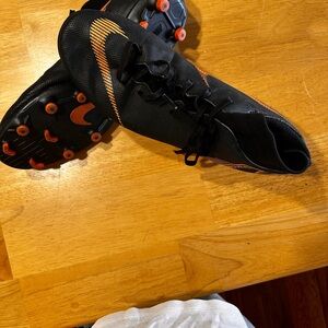 Nike Mercurial Cleats - Black and Orange